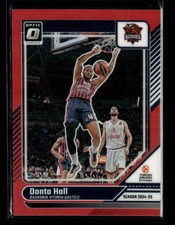 Donta Hall 2024-25 Panini Donruss Euroleague Optic Red 76/99 [joh63