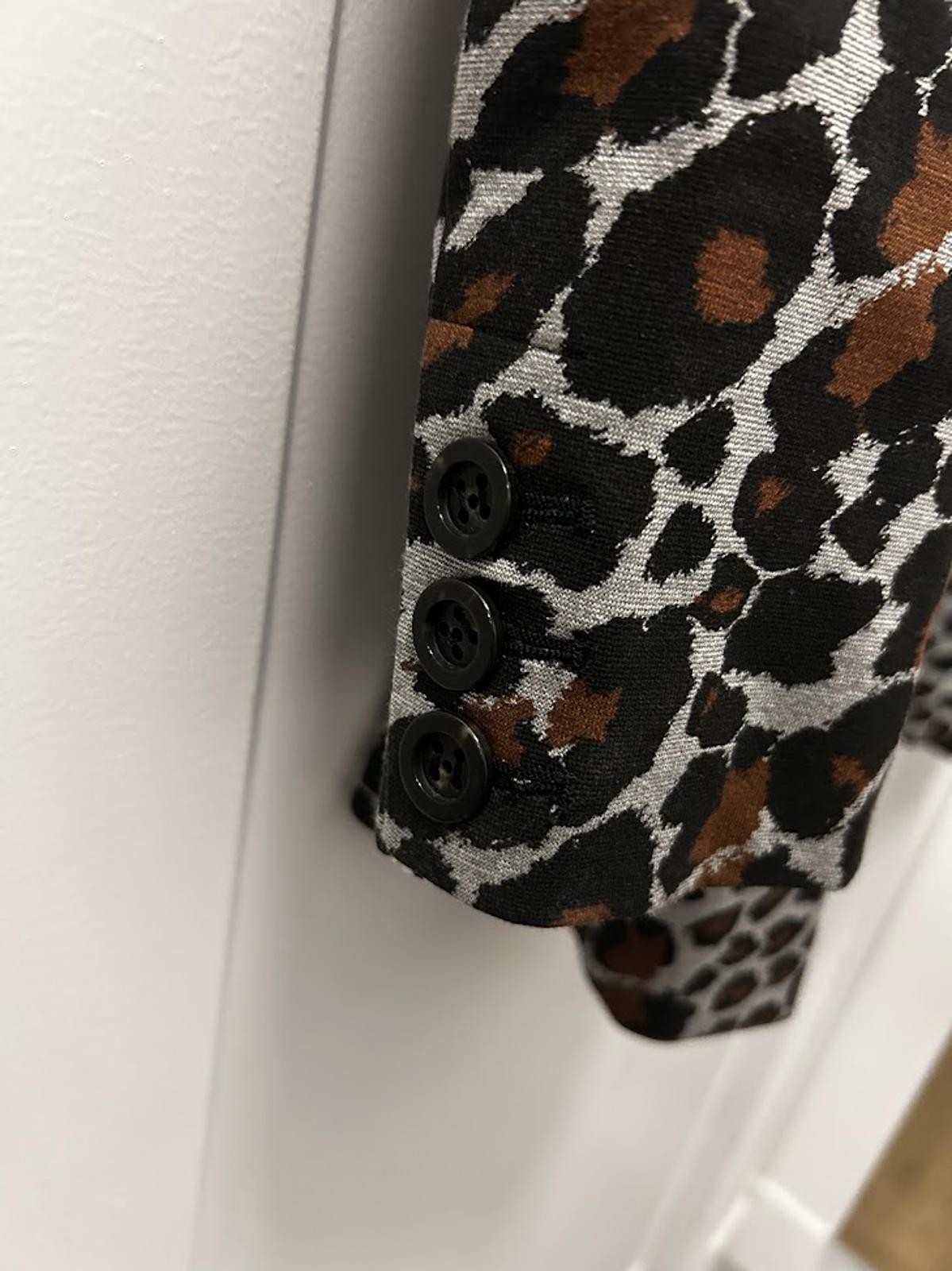 Marella Leopard Print Double Breasted Blazer Busi… - image 5