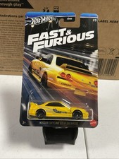 Hot Wheels 1/5 Fast & Furious Yellow Nissan Skyline GT-R (BCNR33) R33