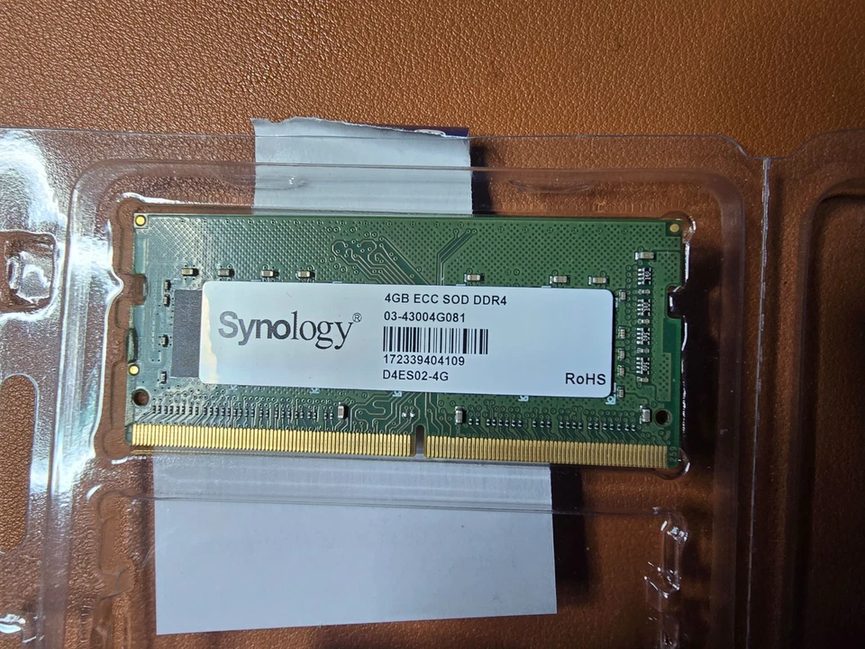 4GB original Synology RAM ECC SOD DDR4