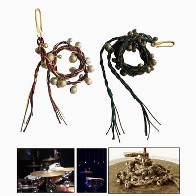 Tambourin Jinglebell Becken Ching montierbar tragbare Trommel Hut Glockentrommel