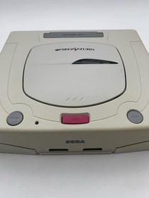 Sega Saturn White Console HST-3220 RETRO Japanese Version Tested 0707-204
