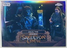 Equal Time 2025 Topps Chrome Star Wars Skeleton Crew Refractor No SC-17
