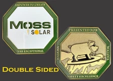 Moss Solar Safety Excellence Token - Double - Sided Waiawa Themed _J