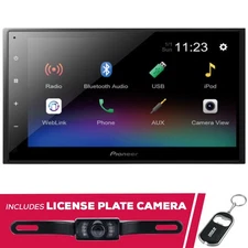 RFRB Pioneer DMH-341EX 6.8" Multimedia with License Plate Camera