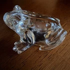 Waterford Crystal Vintage Baby Frog  Paperweight Figurine Made In Ireland