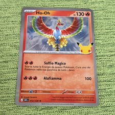 Pokémon Ho-Oh 012/128 Black Star Promo Carta ITA PV 130 Fuoco Base 2026