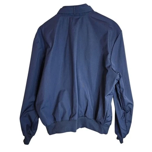 MBA Chester Cheetah Jacket Mens XL Blue Vintage Harrington Windbreaker Cheetos image 2