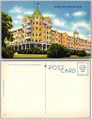 Samoset Hotel Rockland Maine Postcard