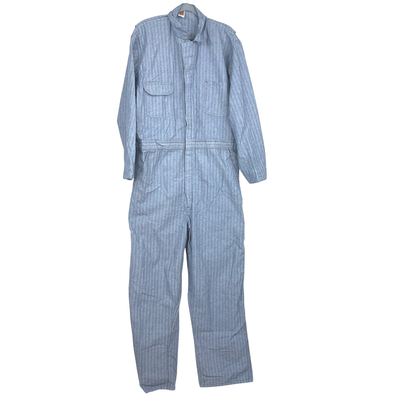 Vintage Mens BIG BEN Coveralls (48R) Herringbone Cotton Utility Gorp Chore USA