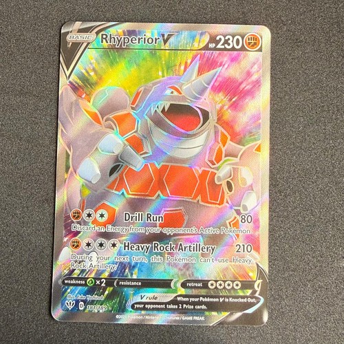 Rhyperior V 181/189 Ultra Rare Darkness Ablaze Pokemon Holo Ultra rare LP
