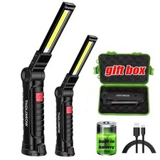 Cob Work Light Rechargeable Led Magnetic Cob Inspection Torch Type-c Cordless