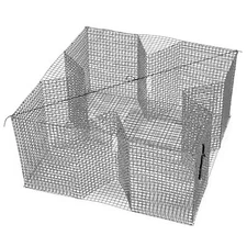 Bait Trap. 24" x 24", 12" deep. Galvanized steel mesh.