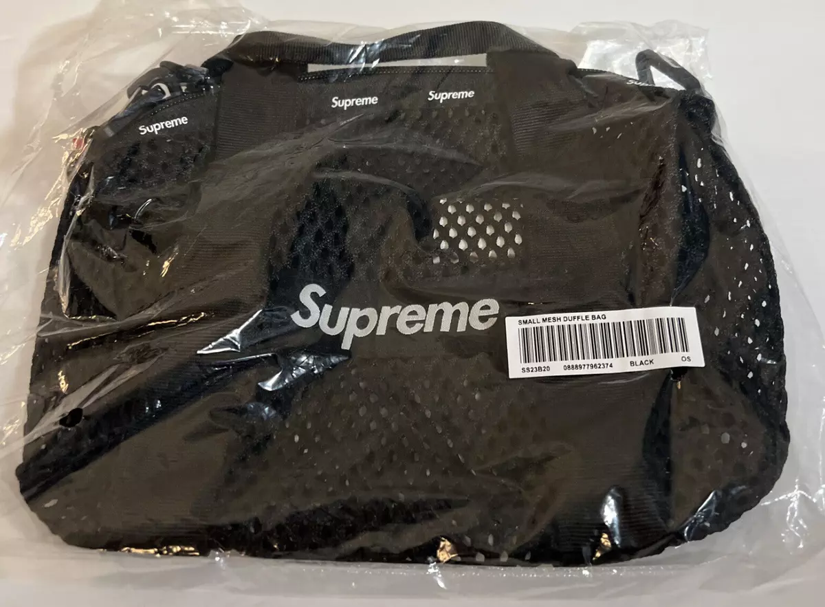 Supreme Mesh Mini Duffle Bag Black DEADSTOCK BRAND NEW UNOPENED BEST DEAL