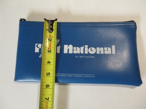 Vintage First National Bank of Mifflintown PA Deposit Money Bag A. Rifkin Co - Picture 9 of 9