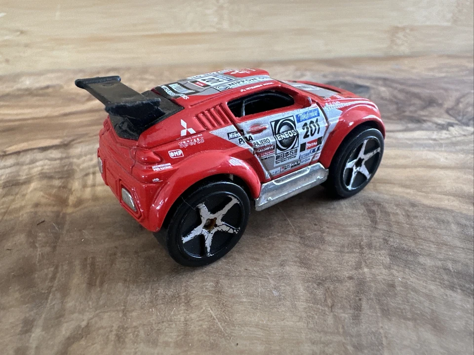 2003 Hot Wheels First Edition MITSUBISHI PAJERO Red 1:64 Diecast Car Toy - Image 4 of 4