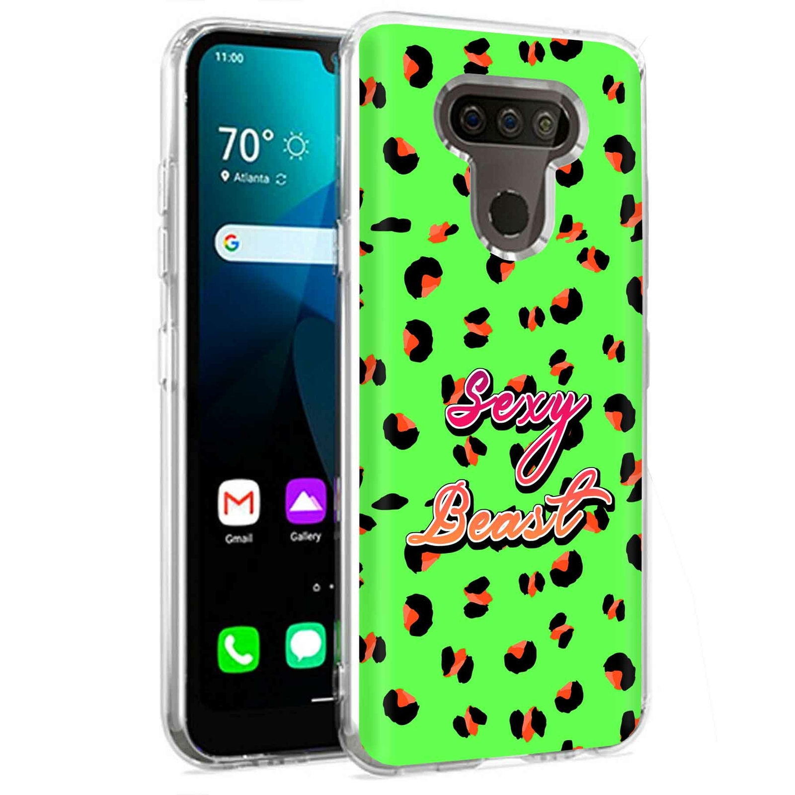 Phone Case for LG Harmony 4,Premier Pro Plus,K41, Sexy Animal Fur Print-image