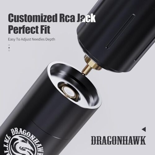 Dragonhawk Tattoo Gun Wireless X3 Pro Cordless Rotary Tattoo Pen Machine - Picture 2 of 2
