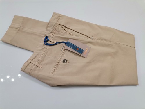 PANTALONE UOMO SLIM FIT SQUAD2 MOD. NAPOLI BEIGE MADE IN ITALY NUOVI AUTUNN/INVE - Foto 1 di 4