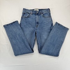 Abercrombie  Fitch Womens Jeans Blue 26  2 The Ankle Straight Ultra High Rise