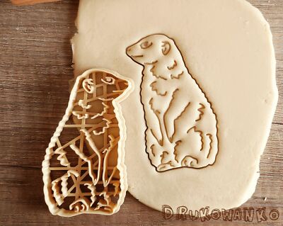 Meerkat Sitting On Watch Mammal Africa Popular Movie Animation Cookie Cutter