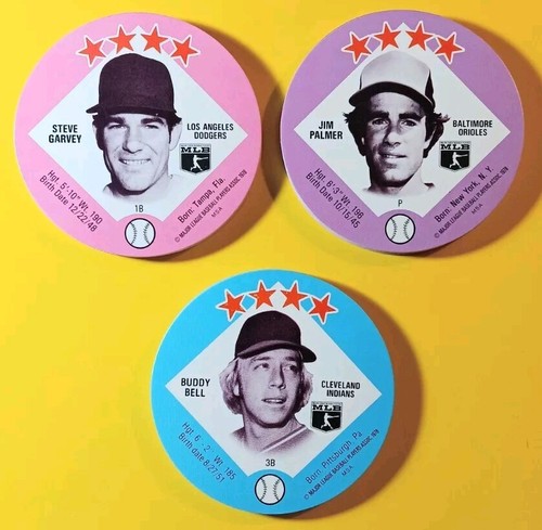1978 Big T Tastee-Freez Baseball Card Disc COMPLETE Set of 26 *MINT -Not Topps