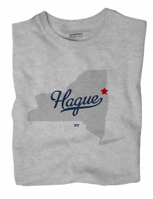 Hague New York NY T-Shirt MAP