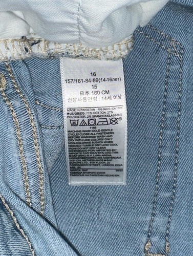 Preowned- Gap 70’s Flare Bootcut Denim Jeans Girls (Size 16) - Picture 6 of 9