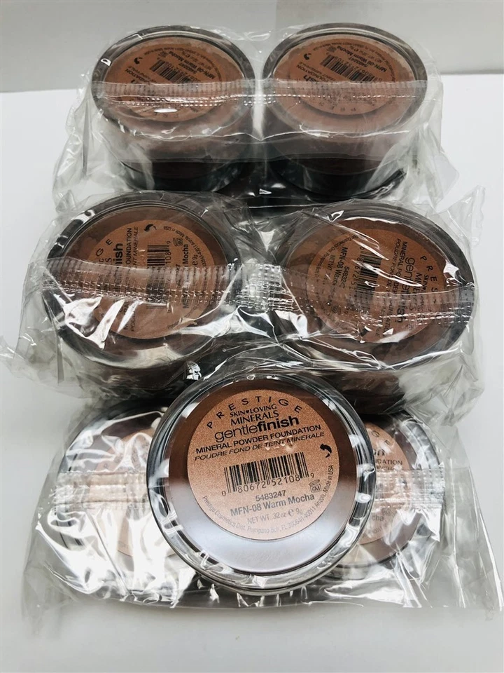 Lot of 11 Prestige Gentle Finish Mineral Powder Foundation (MFN-08 Warm Mocha) - Image 2 of 4