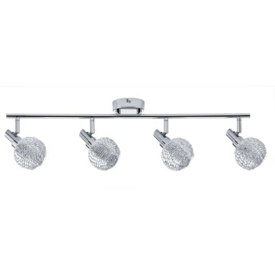 Paulmann 604.06 Curl Strahler Spotlights 4x42W GU10 Chrom inkl. Leuchtmittel