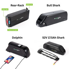 eBikeling 36V/48V/52V Cell Battery for E-bike Electric Bicycles