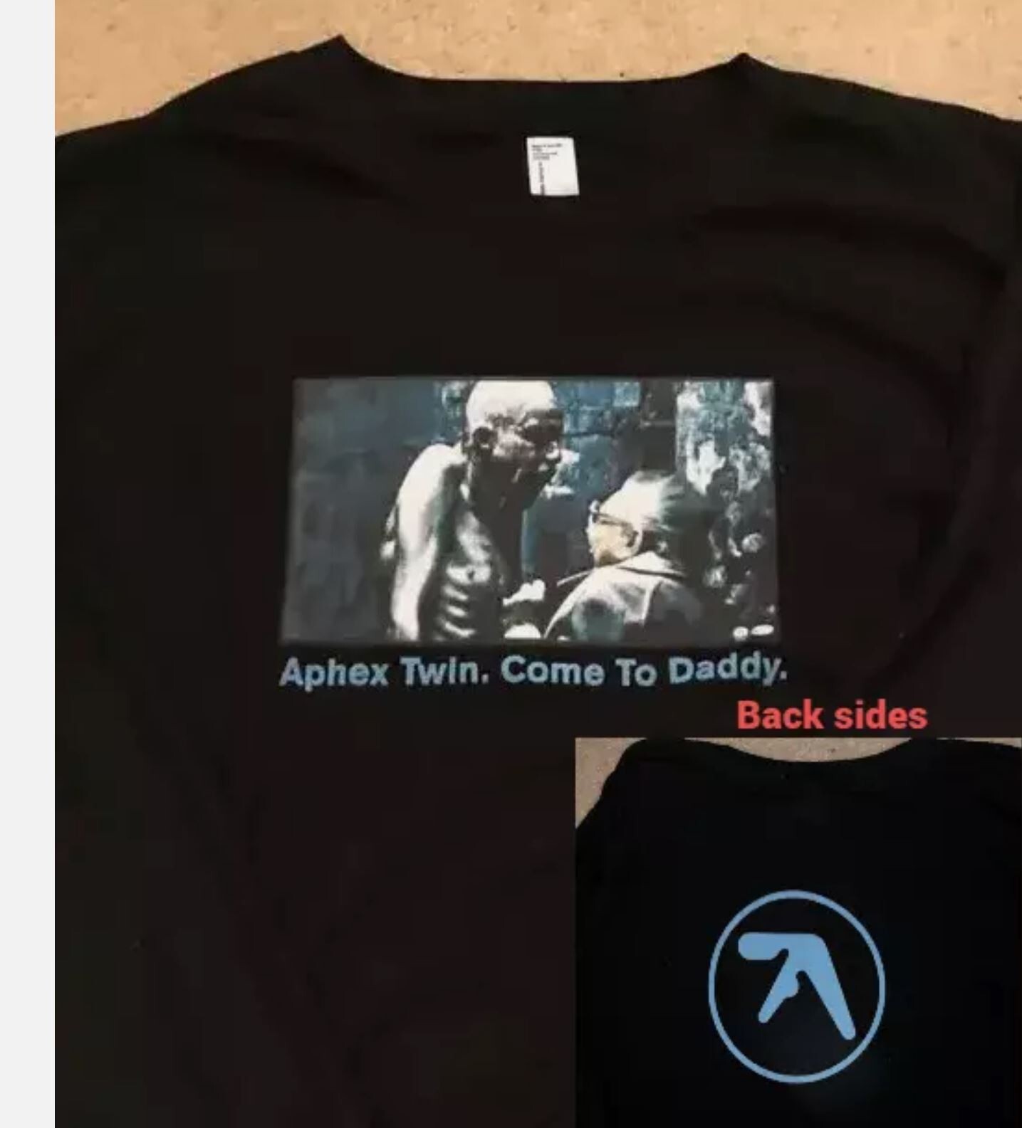 Aphex Twin Come To Daddy Vintage Style Short Sleeve T-Shirt