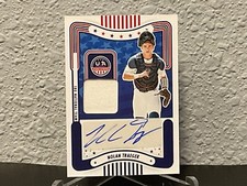 Nolan Traeger, 18U National Team - 2024 Panini USA…Game-Worn Relic Autographed
