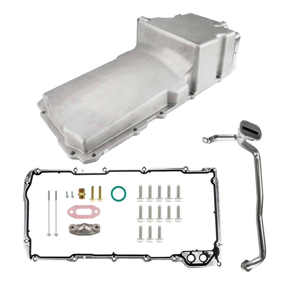 Cacerola de aceite de motor 1 pieza para Chevy Chevelle; Buick Skylark 1964-1965 y 1966-1972 81074 Foto 3 de 4