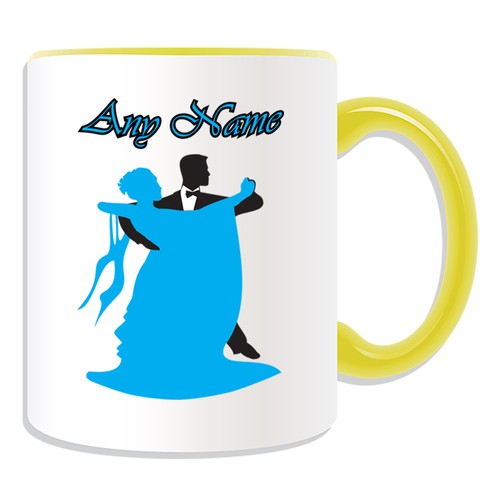 Personalisierte Geschenk Ballsaal Tänzerin Tasse Spardose Tasse Tanz Foxtrott Walzer Tango - Bild 14 von 20