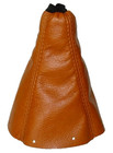 For Audi TT 2006-2014 Gear Boot Baseball Orange Leather