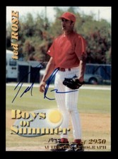 2001 ROYAL ROOKIES BOYS OF SUMMER #BOS7 TED ROSE AUTOGRAPH /2950
