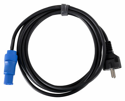 DJ PA Netzkabel Stromkabel Euro Schuko Kabel Power Plug Stecker Eurostecker 3m