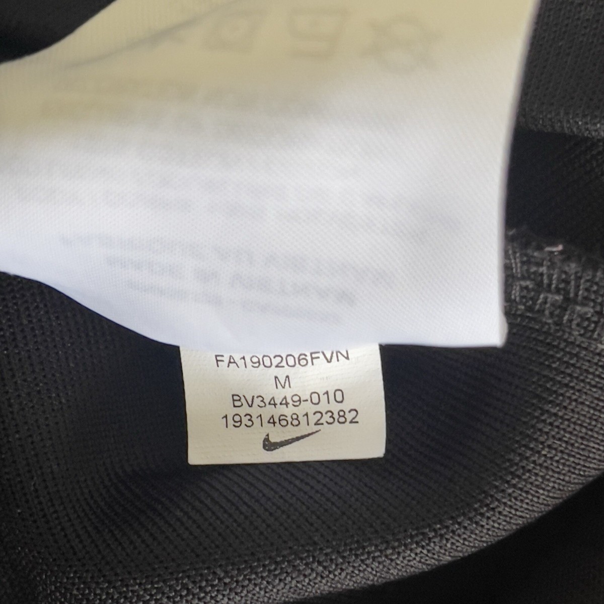 Nike NSW Logo Tape Hoodie Black BV3449-010 Classic Sport Casual 