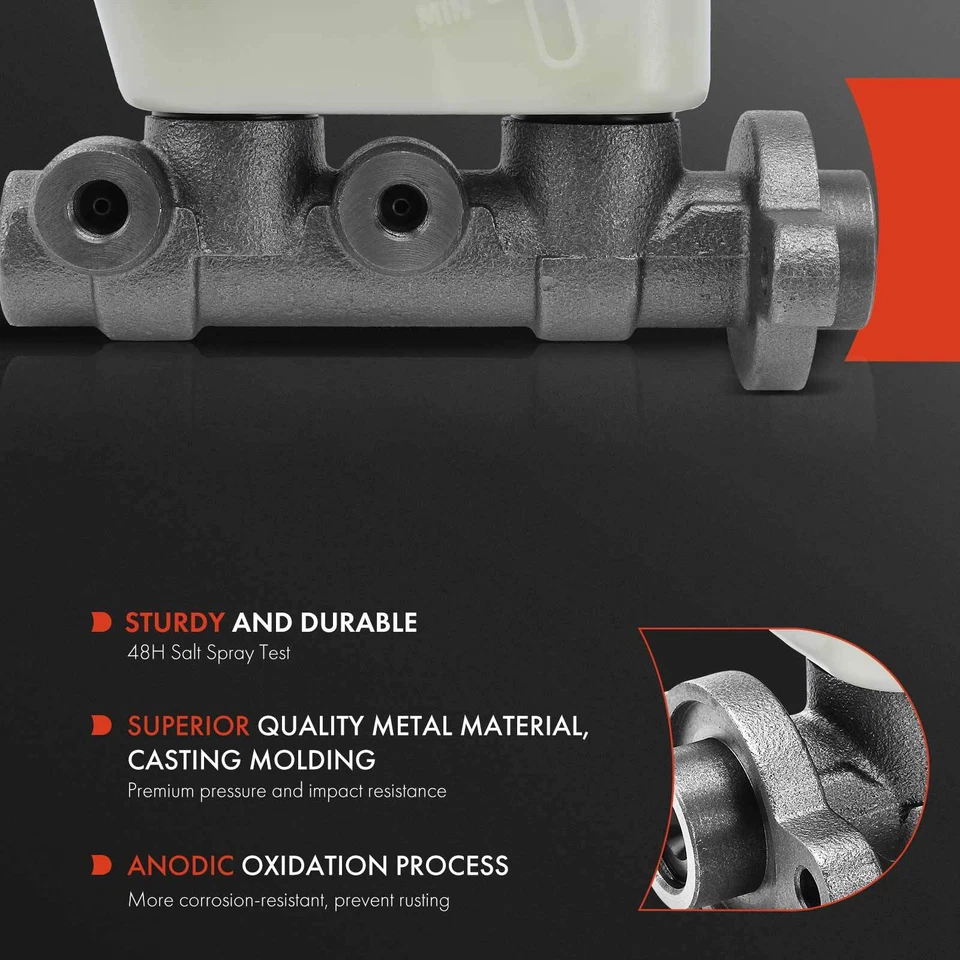 Cilindro maestro de freno con depósito para Buick Riviera 79-81 Cadillac Pontiac Olds Foto 2 de 4