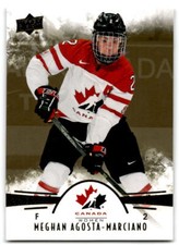 2016-17 Meghan Agosta-Marciano Upper Deck Team Canada Juniors Gold Rookie