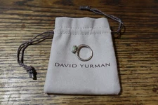 David Yurman Prasiolite Diamond 925 Ring Size 7