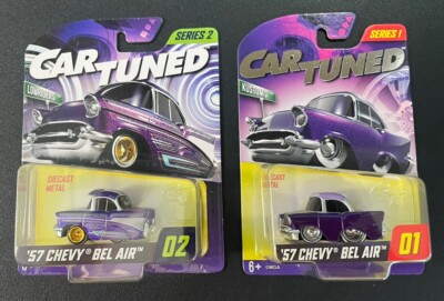 MGA CAR TUNED SERIES 2 #02 LOWRIDERS '57 CHEVY BEL AIR