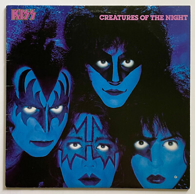 Vtg 1982 KISS Album CREATURES OF THE NIGHT Record 1ST PRESS Lp