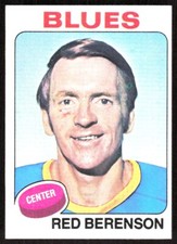 1975-76 8444A Topps Red Berenson St. Louis Blues #22