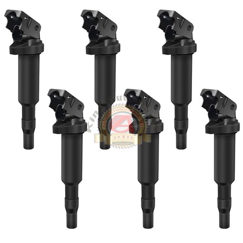 6-Cylinder Ignition Coil & Spark Plug Set For BMW 3.0L Models - 128i, 328i, X3, X5 Replacement