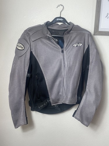 JOE ROCKET BALLISTIC SERIES ARMORED BLACK GRAY MOTORCYCLE MOTO JACKET Men's M - Picture 6 of 12