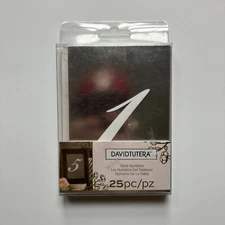 David Tutera Bridal Collection Wedding Table Numbers 1-25 25 Pc Set Silver New