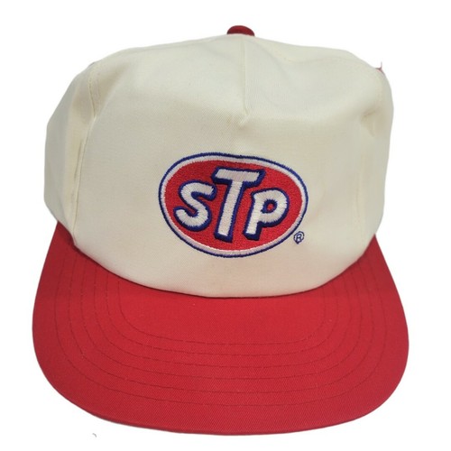 Vintage 90s STP Oil Promo Snapback Hat Deadstock