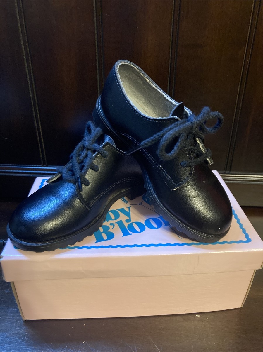 VTG Baby Boy Black Dress Shoes From Baby B'loons Made in USA Size 5 1/2D |  eBay